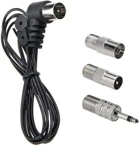 19501 Aediko Fm Antenna For Indoor Stereo Receiver 75 Ohm Radio With