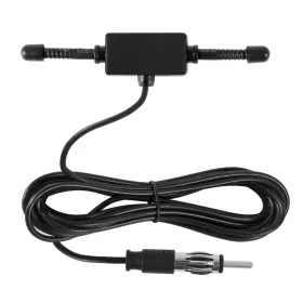 Aediko 687117722409 Car Stereo Am Fm Dipole Antenna Hidden Adhesive Mount Black