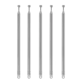 Aediko 701715536975 5pcs Telescopic Antenna 7 Sections 74cm Straight Interface