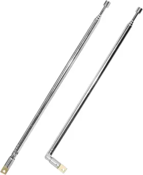 Hw-6158-4s Aifeier Et 2pcs Telescopic Antenna 24 Inch Long 4 Section Stainless