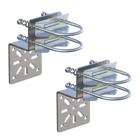 Aimeboost Al-gdj-02 Pole Mount Bracket Anti Vibration Antenna Universal 2 Pcs