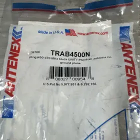 Trab4500n Antenex Laird Antenna Non-ground Plane Unity Phantom 450-470mhz New #2 Trab4500n Antenex Laird Antenna Non-ground Plane Unity Phantom 450-470mhz New #2