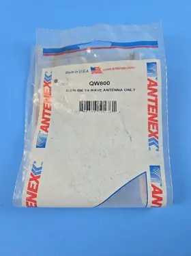 806-896 Antenex Qw800 G Mhz Mobile 1/4 Wave Antenna Mast 3.3 Inch Chrome