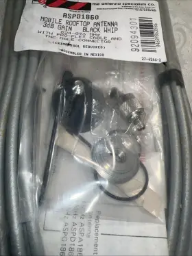 27-6266-d Antenna Specialists Aspd1860 Mobile Rooftop Mount 3 Db Gain Nos #3 27-6266-d Antenna Specialists Aspd1860 Mobile Rooftop Mount 3 Db Gain Nos #3