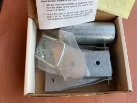 15-889b Archer 15-889 Antenna Mast Roof Anchor Mount Radio Shack New In Box Nos #3 15-889b Archer 15-889 Antenna Mast Roof Anchor Mount Radio Shack New In Box Nos #3