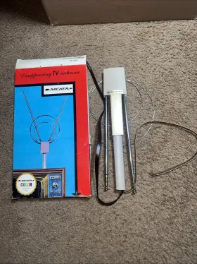 Archer Radio Shack 15-1801 Disappearing Tv Antenna Uhf/vhf Portables And Consoles