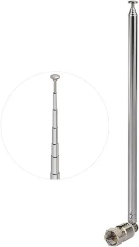 Bfn00125 Bingfu Fm Antenna 115cm 7 Sections Telescopic 20cm-115cm