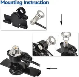 Bfn00250 Bingfu Vehicle Ham Radio Mobile Antenna Lip Mount Kit 29.5inch #3 Bfn00250 Bingfu Vehicle Ham Radio Mobile Antenna Lip Mount Kit 29.5inch #3