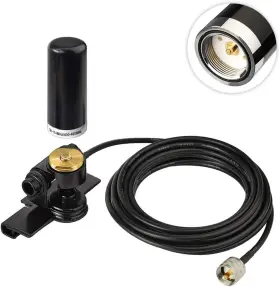 Bfn00309 Bingfu Vehicle Ham Radio Mobile Antenna Vhf Uhf Lip Mount Kit