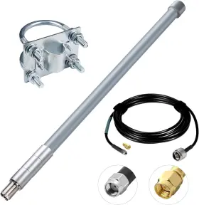 Rfp915-5 Boosigant 915mhz Fiberglass Omnidirectional 5dbi Antenna With 10ft Cable
