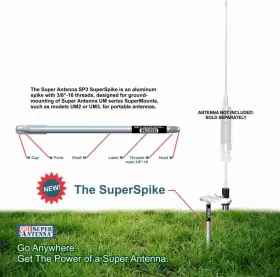 Um3sp Branded Super Antenna Supermount With Superspike Mount For Mp1 Metallic #3