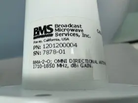 1201200004 Broadcast Microwave Services New Bma-2-o Bms - 1.3 To 1.5ghz Omnidirectional Antenna 1710-1850mhz #3 1201200004 Broadcast Microwave Services New Bma-2-o Bms - 1.3 To 1.5ghz Omnidirectional Antenna 1710-1850mhz #3