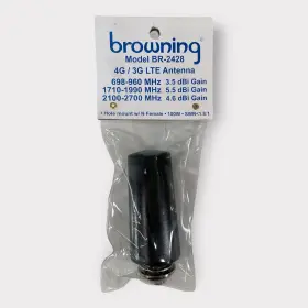 Br-2428 Browning 4g/3g Lte Nmo Antenna - 100w New Br-2428 Browning 4g/3g Lte Nmo Antenna - 100w New