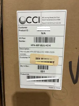 Hpa-65f-buu-h2-k Cci Ultra-broadband 700/850/pcs/aws/wcs Hex Port X-pol 2ft 65