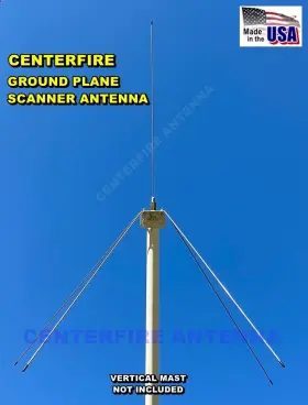 159-163 Centerfire Gp159 Rr Railroad Noaa Vhf Radio Antenna Mhz. Made In The Usa With Warranty #2