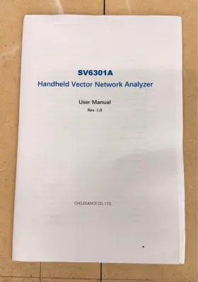 Sv6301a Chelegance Sv6031a Vna Handheld Vector Network Analyzer