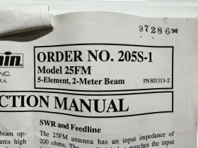 25fm Cushcraft Hy-gain Telex Communications 5-element 2 Meter Beam Antennas #3