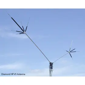 So-239 Diamond Antenna Hfv5 40m/20m/15m/10m/6m - 13.1ft Trapped Dipole