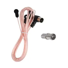 Diann 701715526969 Fm Antenna 75 Ohm Dipole With 3 Adapters For Indoor Radio