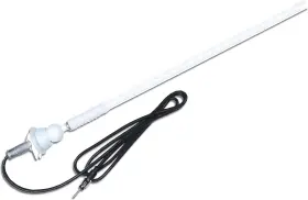 Mant16w Dual Electronics Mar16w Durable Mast Long Range Marine Radio Antenna White