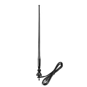 Eightwood Ewua0155 Marine Boat Radio Antenna 16 Inch Rubber Duck Flexible Mast Black