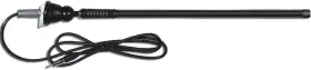 Enrock Marine 799861390343 20b Black Flexible Rubber Mast Long Range Boat Yacht