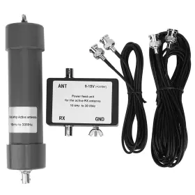 Fafeicyydv2e6z9bm Fafeicy Active Antenna 10 Khz To 30 Mhz Mini Whip With Portable Grey