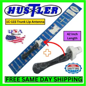 Hustler 1c-11s Trunk Lip Antenna Mount Scanner Mobile Car Truck Suv Easily Tuned