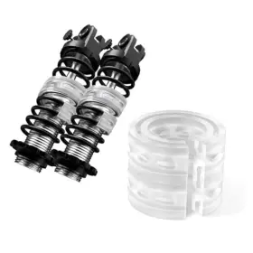 Ky2041-e Kaling 2pcs Universal Car Shock Absorber Spring Bumper Power Auto Buffers E Type