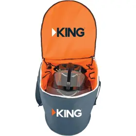 0112.9945 King 660045000207 Cb1000 Carry Bag For Portable Satellite Antenna Gray R