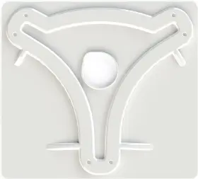 Mb8200 King Antenna Mounting Plate For Jack And Omnipro Ota White