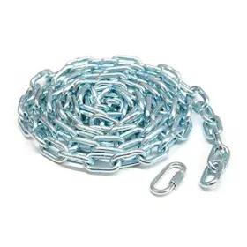 698351 Kingchain 0.22inch X 15 Ft. Zinc-plated Proof Tested Coil Chain With 0.22-inch