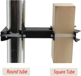 Kswlor 739583657577 Double Antenna Mast Clamp V Jaw Block Heavy Duty To #2