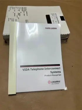 L3 Harris Mamm-100nw Vida Telephone Interconnect Systems Manual Set Vti