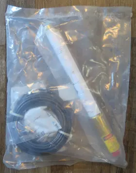 Laird 646444427265 Dual Band Cellular Pcs Fiberglass Antenna Kit Pipe Mount Bracket 30ft Cable