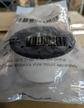 Laird Gpsu15m-tesmd 3-5v Gps Antenna White Nmo Mountable
