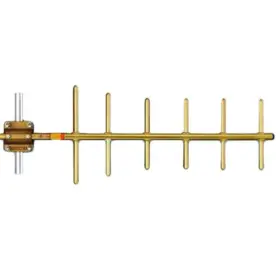 406-430 Laird Technologies Y4066 - Mhz 6-element 10.2 Db Gold Anodized Yagi