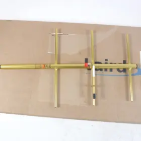 380-406 Laird Y3803 Gold Anodized Yagi Antenna N Female Connector 3 Elements #2