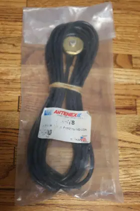 Rg8x Larsen 646444364867 Antenex Mb8x 3/4 Inch Thru-hole Mount With 17ft Cable - No Connector