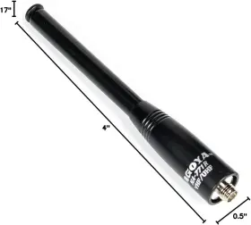 Na-771r Nagoya Na771r Authentic Genuine 16-inch Retractable/telescopic Vhf/uhf Antenna