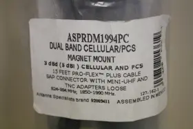 Asprdm1994pc Pctel Antenna Dual Band Cellular/pcs 3db Magnet Mount 15 Inch Cable #3 Asprdm1994pc Pctel Antenna Dual Band Cellular/pcs 3db Magnet Mount 15 Inch Cable #3