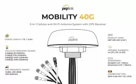 Ant-mb-40g-q-w-1 Peplink 40g Cellular Antenna 4x4 Mimo For 5g 4xlte 1x Gps Receiver Rv Internet #2 Ant-mb-40g-q-w-1 Peplink 40g Cellular Antenna 4x4 Mimo For 5g 4xlte 1x Gps Receiver Rv Internet #2