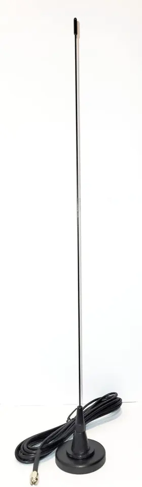 290m Procom Scanner Radio Mini Magnet Mount Mobile Antenna - With Sma Connector Black