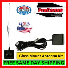 30-1200 Procomm 734139031023 Pc-sgm/bn Mobile Scanner Antenna Bnc Ss Whip Radio Mhz