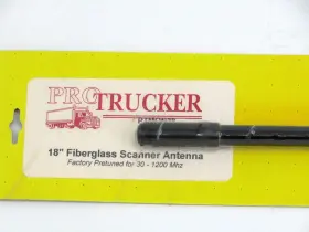 Ptmon38 Protrucker 18 Inch Scanner Antenna For Car/truck Pretuned 30-1200mhz Stainless Steel #3