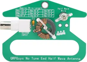 Qanyegnyz80vpgfn2 Qanyegn No Tune Half Antenna Module End Fed Waves Green