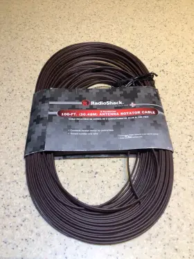 15-1150 Radioshack Radio Shack 75 Ft. 30.48m Antenna Rotator Cable 15-1150 Radioshack Radio Shack 75 Ft. 30.48m Antenna Rotator Cable