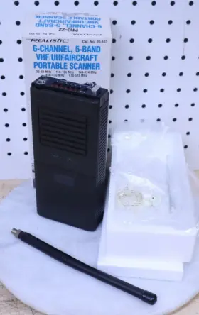 20-103 Radioshack 4892 Nice Used Handheld Scanner With Antenna For Realistic Pro-22 Usa