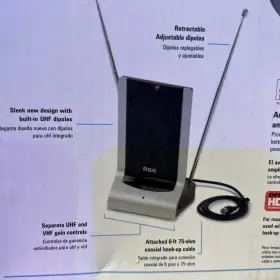 Abt1251 Rca High Performance Amplified Indoor Antenna