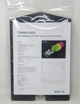 Tsa600-6000 Rfspace New Mhz Uwb Ultra Wideband Pcb Tapered Slot Antenna Gb24